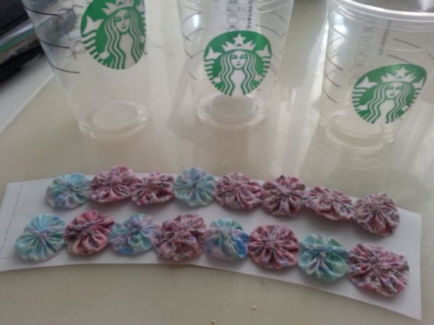 making a coffee cup sleeve